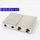 28mmx12mmx4mm Block Strong Magnets Rare Earth Neodymium N50  Countersunk:4mm