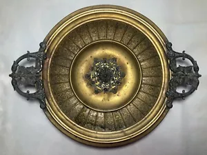 Collectible Antique Art Nouveau Germany Brass Fruit Tray Marked WNF.M 1886-1903 - Picture 1 of 12