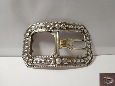 Grande boucle ancienne - epoque 18éme - argent massif - Photo 1/3