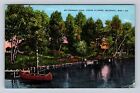 Waupaca WI-Wisconsin, Mc Crossen Lake, Kette O'Lakes, Vintage Souvenir Postkarte