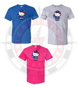 Hello Kitty #1 Los Angeles Baseball T-Shirt - Picture 1 of 4