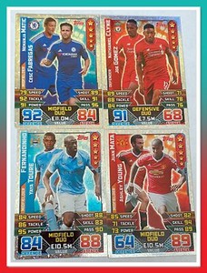 15/16 Topps Match Attax Premier League Trading Cards  -  Duos
