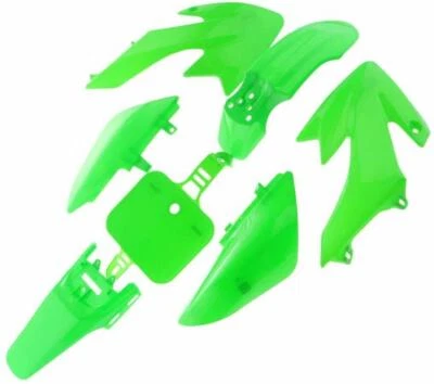 Kit guardabarros plástico CRF50 XR50 SSR Honda negro rojo azul rosa verde amarillo blanco Foto 1 de 4