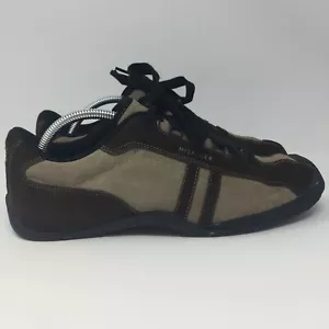 Tommy Hilfiger Hombre Retro Zapatillas Deportivas Marrón y Tostado Gamuza EE. UU. Talla 10.5 M - Imagen 1 de 8