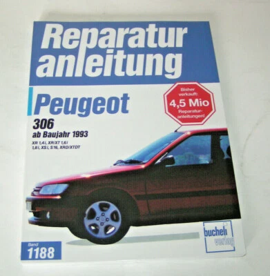 Manual de Reparaciones Peugeot 306 XR 1.4i,/ XT 1.6i,1.8i,Xsi - Desde Año 1993 - Imagen 1 de 2