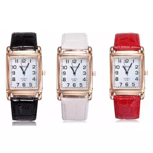 Orologio donna cinturino pelle donna vintage quarzo analogico casual elegante orologi da polso - Foto 1 di 11