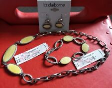 Liz Claiborne Necklace Bracelet Earrings Set
