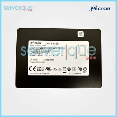 Micron 1100 MTFDDAK2T0TBN 2TB SATA 6Gbps TLC 2.5" Internal Solid State Drive - Image 1 of 3