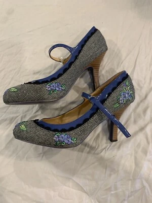 Ladies Dancing Days By Banned Shoes Size 40 - Us 9.5 Or 10 - Photo 1/4