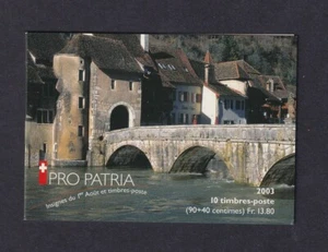 SWITZERLAND , SCHWEIZ 2003 Pro Patria Booklet Carnet Complete MNH Postfrisch - Imagen 1 de 3