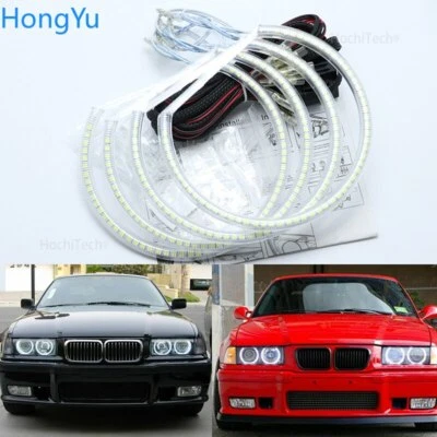 For BMW 3 Series E36 316i 318i 320i 1990-2000 smd led Angel Eyes kit halo ring - Image 1 of 4