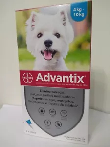 ADVANTIX¹ Hund Floh Behandlung Zecke Leishmaniose Floh 4-10 kg Bte 4 Pipetten - Bild 1 von 4