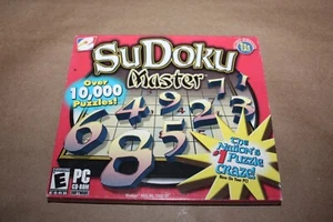 Su Doku Master~2005 eGames PC CD-ROM Software~Over 10,000 Puzzles~NEW ! - Picture 1 of 3