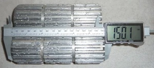Reich Eco-Easy Pair of Replacement Aluminium Rollers 227-151921 Length 15cm - Picture 1 of 14