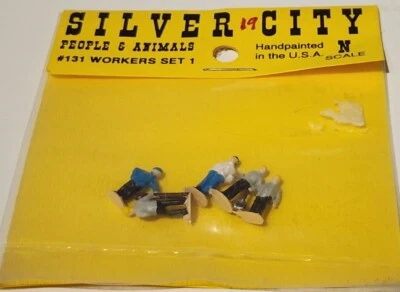 Silver City N Scale  Figures Set #131 Workers Set 1 - Image 1 of 4