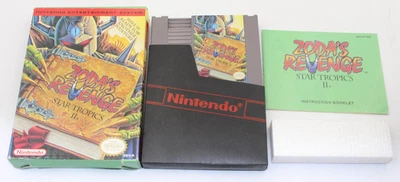 Zoda's Revenge: Star Tropics II para NES Nintendo Completo En Caja CIB Carro Manual Foto 1 de 4