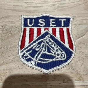 VTG USET United States Equestrian Team Sew On Patch. New - Picture 1 of 6