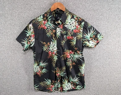 Rip Curl Men's Colourful Floral Hawaiian Resort Surf Cotton Button Shirt S - Image 1 of 4