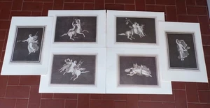 Portfolio 6 stampe LE ANTICHITA' DI ERCOLANO Treccani - Filippo Morghen Paderni - Picture 1 of 7
