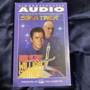 Star Trek Dark Victory Audio Cassette Set By William Shatner Sci-fi Space Novel - Picture 1 of 8