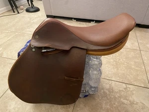 Crosby 16" Englisch Pferd Sattel Olympic Works braun Leder Made in England - Bild 1 von 17