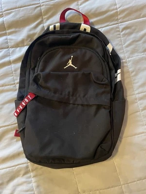JORDAN AIR PATROL BACKPACK BLACK/RED good Shape - Image 1 of 4