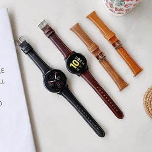 Correa de reloj de reemplazo rápido con correa de cuero genuino - Imagen 1 de 12