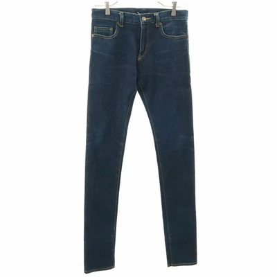 Calça jeans skinny rígida feminina SAINT LAURENT feita no Japão período Eddie W29 - Imagem 1 de 4
