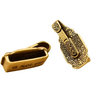 2 PCS Retro Exquisite Waist Belt Clip Keychain Buckle Key Holder Ornaments - Picture 1 of 11