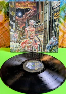 Iron Maiden Somewhere Time Japan Vinyl LP 7" , 15p Book , UNUSED POSTER NO OBI - Picture 1 of 12
