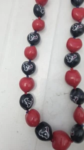 Houston Texans Hawaiian NFL GO NUTS Kukui Nut Halskette - Bild 1 von 2