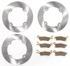 2014 Can-Am Outlander 1000 XMR Front & Rear MudRat Brake Rotors & Brake Pads - Picture 1 of 4