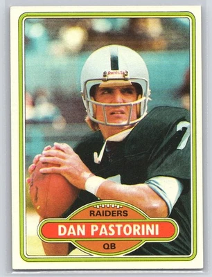 1980 Topps #490 Dan Pastorini - Raiders - Image 1 of 2