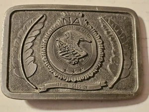 RARE Large FBI National Academy Belt Buckle! Wyoming Studio Art Works! |BP - Picture 1 of 2