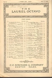A Merry Life from the Laurel Octavo de Denza - alrededor de 1900 - Imagen 1 de 1