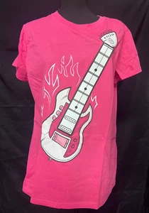 NEW 2011 Think Geek Electronic Guitar Shirt Pink- (New) Size XL - Picture 1 of 4