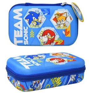 UPD Sonic The Hedgehog Blue Cute Zippered Molded Pencil Case for Boys and Girls - Picture 1 of 1