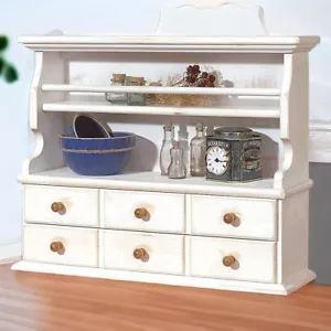 Kitchen Organizer Weather White Pine Shelf 26 3/8 Inch - Picture 1 of 2