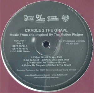 CRADLE 2 THE GRAVE "SOUNDTRACK" 2003 2X VINYL LP COMPILATION PROMO CLEAN SEALED! - Picture 1 of 4