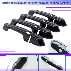 8PCS Outside Door Handle Cover Trim For Cadillac ATS XTS CT6 XT4 XT6 2013-2020 - Imagen 1 de 10