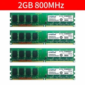 8GB (4X2GB) DDR2 PC2-6400U Memory For Dell Optiplex 745, 745C Series Desktop RAM - Picture 1 of 8