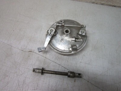 Honda CB350 1972 placa de freno delantera con eje 10/71 Foto 1 de 4