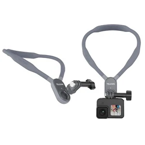 Support FOV flexible TELESIN Neck Mount pour GoPro, DJI, Insta360 et plus - Photo 1 sur 11