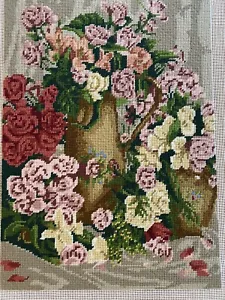 "Rosas mágicas de verano de lana a punta de aguja Elsa Williams completa - 14"" x 17"" - JCA nuevas" - Imagen 1 de 5
