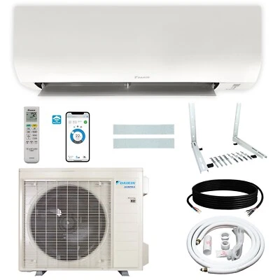 Daikin 18,000 BTU 21 SEER2 Aurora Ductless Mini-Split Air Conditioner - R32 - Image 1 of 4