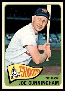 1965 Topps Baseball Card Joe Cunningham B Washington Senators #496