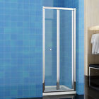 Bi Fold Shower Enclosure Safety Glass Door Frameless Framed 700/760/800/860/900