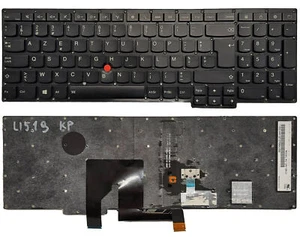 Original LENOVO THINKPAD S531 S540 CLAVIER BELGIË ZWART LED AZERTY - Afbeelding 1 van 2