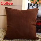 New Waist Solid Throw Pillow Case Home Decor Suede Nap Sofa Cushion Cover
