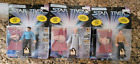 SET OF 3 VNTG STAR TREK ACTION FIGURES & EXCLUSIVE 30TH Anniversary SKYBOX Cards